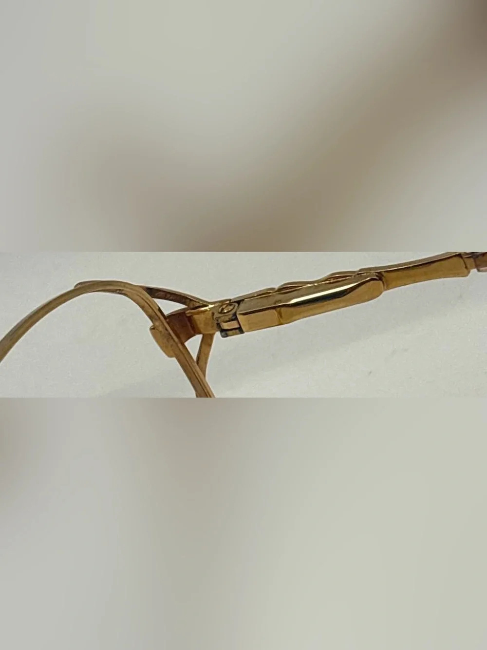 Elizabeth Arden EA-633-1 Brown Gold Oval Sunglasses Frames Only